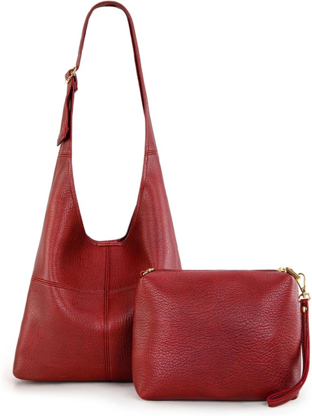 Hobo Bags Purse for Women Ultra Soft Foldable Shoulder Slouchy Handbags with Cos